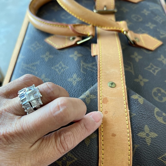 Louis Vuitton Cruiser 50 Monogram Top Handle Travel Luggage Bag - Picture 16 of 16